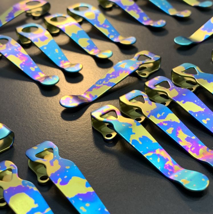 "Tanager" Anodized Clips